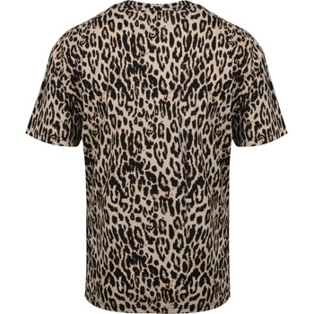 Image 1 of Miso Тениска Miso Women's Leopard All Over Print Regular Fit T-Shirt - Leopard
