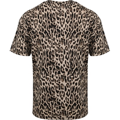 Miso Тениска Miso Women's Leopard All Over Print Regular Fit T-Shirt - Leopard