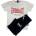 Everlast Short sleeve set - White / Black (Off White/Black 01)