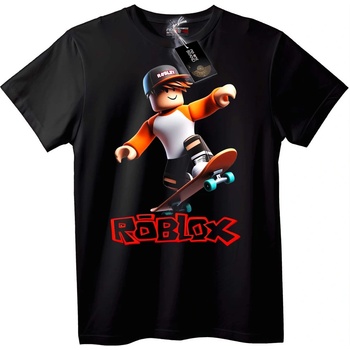 NOONEBRAND Тениска Roblox Скейтборд - XL, White
