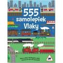 555 samolepiek Vlaky