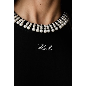 Karl Lagerfeld тениска дамска от памук (B3W17057)