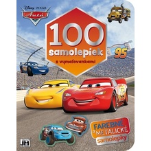 100 samolepiek s vymaľovankami Cars