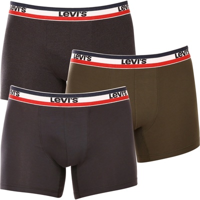 Levis 3 Pack pánské boxerky vícebarevné 100002870 009 – Hledejceny.cz