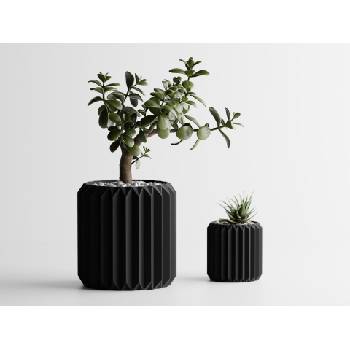 Кашпа Florida черен мат