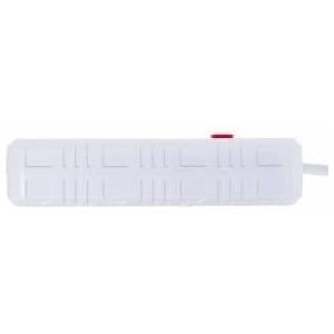 Maclean power strip, 4-outlet extension cord + 3xUSB, 110-240V AC 50/60Hz, 2.1A max 2500W, 1.5m, white, MCE392 W
