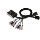 KVM přepínače Aten CS-682 DataSwitch elektronický 2:1 (kláv.,DVI,myš,audio) USB, 1,2m kabely