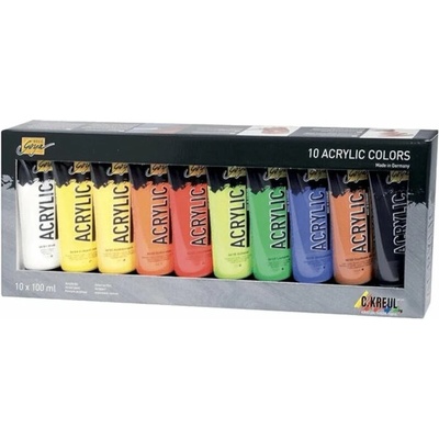 Kreul 84170 Комплект акрилни бои 10 x 100 ml (84170)