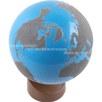 Montessori G006 Globus smirkové kontinenty