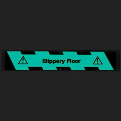 Antirutschplatte, Aluminium m2, nachl. SG, Slippery Floor, 635 x 114 mm