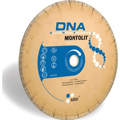 Montolit Diamantový kotúč celoobvodový 180 mm SCX180