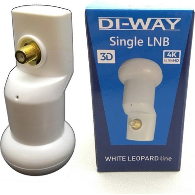 DI-WAY White Leopard line LNB SINGLE 0,1 dB – Zboží Živě