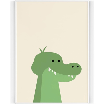 Plakát / Obraz Dinosaurus 30 x 40 cm Tiskové plátno