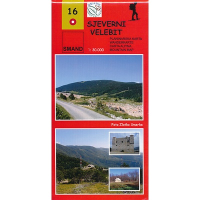mapa Sjeverni Velebit 1:30 t.