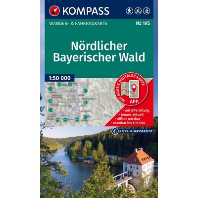 Nordlicher Bayerischer Wald 1:50 t. laminovaná