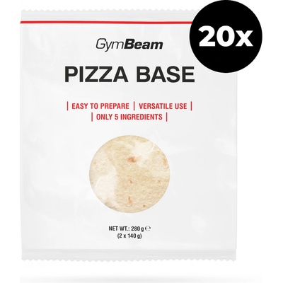 GymBeam Těsto na pizzu 20 x 280 g – Zboží Mobilmania