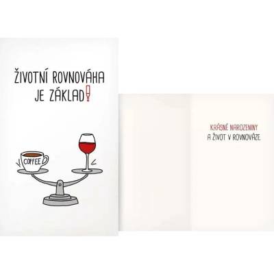 MFP paper s.r.o. Přání humorné Životní rovnováha