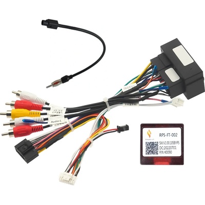 2DIN Propojovací kabel s CANBUS pro autorádio - 16PIN do Fiat, Peugeot, Citroen