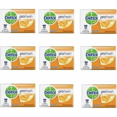 Dettol antibakteriálne pevné mydlo 9 x 100 g re energize