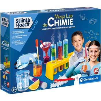 Clementoni Образователен комплект Clementoni Stiinta & Joaca - Mega Lab de Chimie (1026-50349)