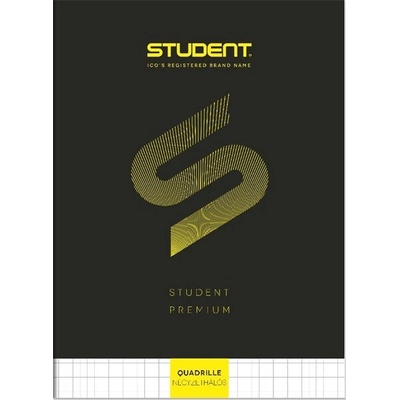 ICO Student Premium A4 zošit s kockovaným riadkovaním
