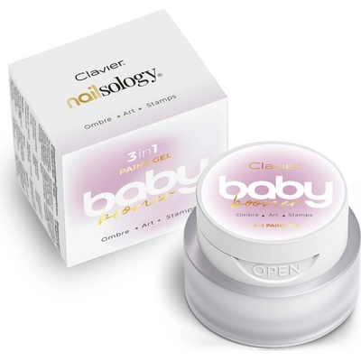 Nailsology Clavier Baby Boomer Ombre gél 3v1 Silvera U05 3g