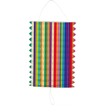 Závesný lampión valec barevný 16 cm