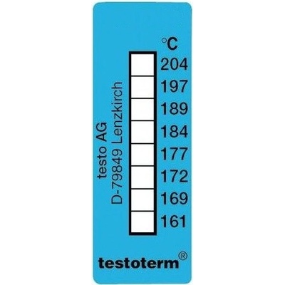 Testo testoterm Měřicí proužky +161 až +204°C