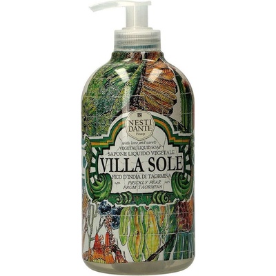 Nesti Dante Villa Sole tekuté mýdlo s pumpičkou Indický fík z Taorimini 500 ml