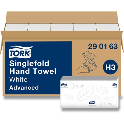 Tork Singlefold, dvouvrstvé, bílé, 250 útržků