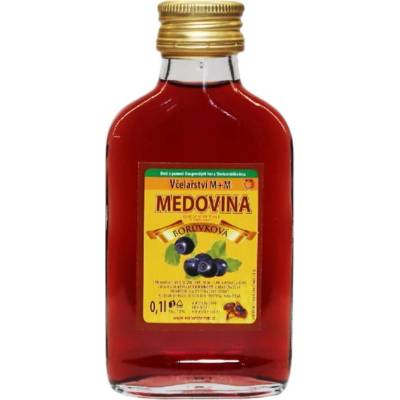 Včelařství M+M medovina dezertní borůvková 0,1 l