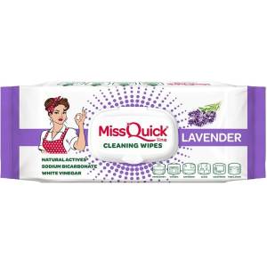 Miss Quickline Универсални почистващи влажни кърпи 80 бр. лавандула (8015)