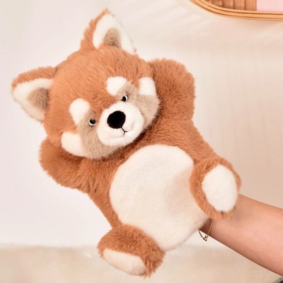 Doudou Histoire d'Ours maňásek Panda červená 24 cm