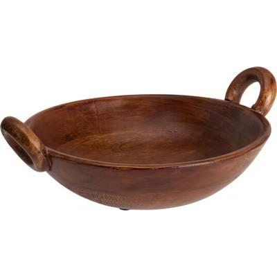 Koopman Miska tmavé drevo 25 × 10 cm