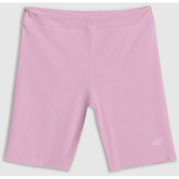 4F 4FJWSS25TFSTF041 dětské elastické kraťasy light pink