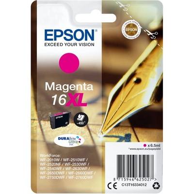 Epson Pen and crossword C13T16334012 глава и патрон за мастиленоструен принтер 1 броя Оригинал Висок (XL) добив Пурпурен (C13T16334012)