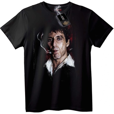 Тениска Белег Тони Монтана - S, White