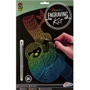 GRAFIX Dúhový škrabací obrázok leňochod