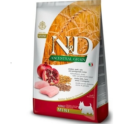 N&D Grain Free Pumpkin Adult mini Chicken & Pomegranate 3 x 7 kg