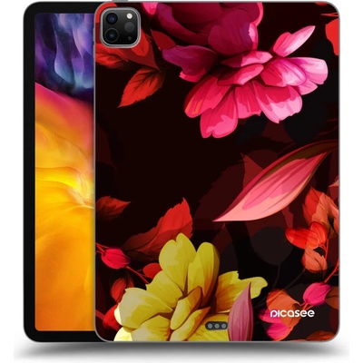 Picasee silikónový čierny obal Apple iPad 11 2022 M2 4.generace Dark Peonny