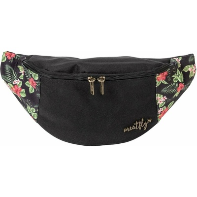 Meatfly чантa за кръста Taya Tropical Black | Черна | Обем 2, 5 л Meatfly | Cheren | ЖЕНИ | ЕДИН РАЗМЕР