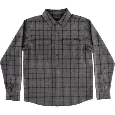 Independent flanelová košela dlouhý rukáv Belmont Top black/grey (156689)
