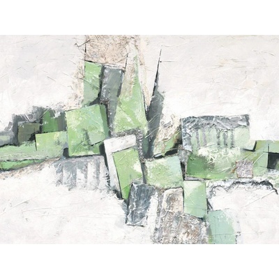 Zelený abstrakt 1 deska 80x60