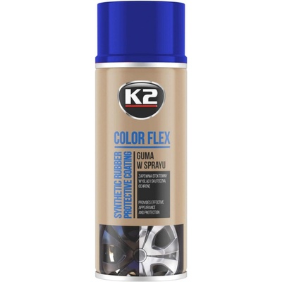 K2 color flex L343NP ochranný nátěr ze syntetického kaučuku 400 ml modrá