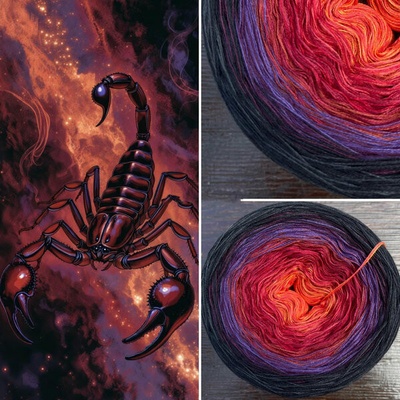 ColorfulLmadeshop Příze Čarovné klbko (3n) 1000m Zodiac - Scorpio