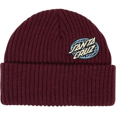 Santa Cruz kulich Global Oval Dot Beanie Dark Cherry