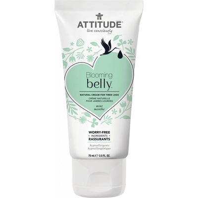 Attitude přírodní krém na unavené nohy Blooming Belly s mátou 75 ml