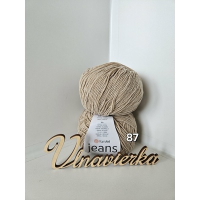 YarnArt Jeans 87 bežová