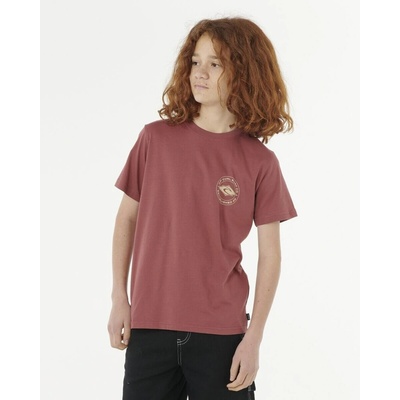Rip Curl Stapler Tee Boy Apple Butter