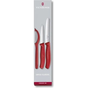 Victorinox Комплект ножове с белачка за зеленчуци, 3 бр. , Victorinox (VN6711131)